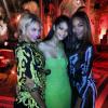 Beyoncé, Chanel Iman et Jourdan Dunn au soir du Nouvel An à la Versace Mansion. Miami, le 31 décembre 2013.