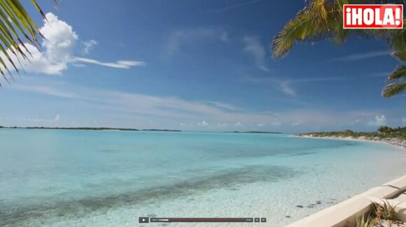 David Copperfield présente son île des Bahamas - décembre 2013.