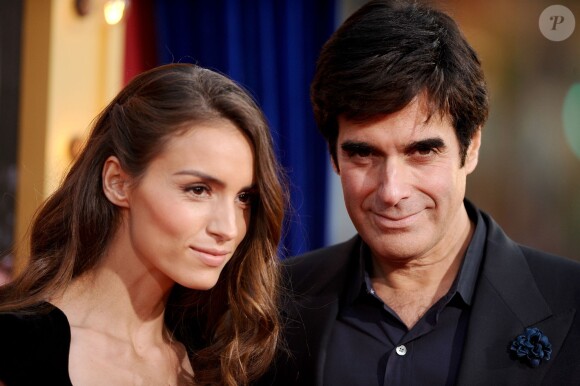 David Copperfield et Chloeé Gosselin à Los Angeles, le 11 mars 2013.