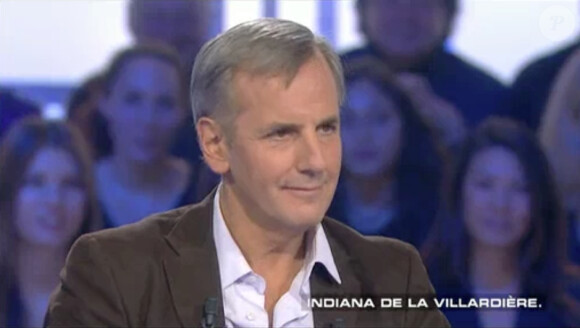 Bernard de la Villardière dans l'émission Salut les Terriens, le samedi 4 janvier 2014 sur Canal+.