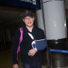 Matt Damon arrive à Los Angeles, blessé au bras, le samedi 4 janvier 2014.