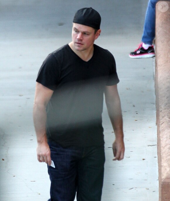 Exclusif - Matt Damon à Pacific Palisades, le 7 novembre 2013.