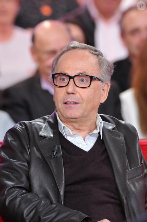 Fabrice Luchini lors de l'émission Vivement Dimanche à Paris diffusée le 10 mars 2013