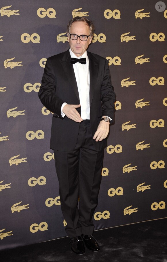 Fabrice Luchini lors de la soirée des GQ awards à Paris le 16 janvier 2013