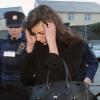 Jennifer Lauren se rend au pub Brian Boru pour son audition. La nièce de Ralph Lauren est accusée de trouble à l'ordre public. Ballina, le 7 janvier 2014.