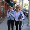Heather Locklear se promène avec sa fille Ava dans les rues de Beverly Hills, le 6 janvier 2014.