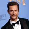 Matthew McConaughey, meilleur acteur dans un drame, Dallas Buyers Club, lors des Golden Globes à Los Angeles le 12 janvier 2014