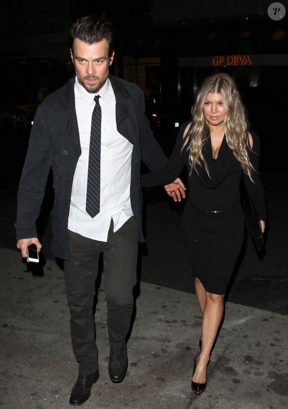 Fergie, Josh Duhamel vont dîner au restaurant Mr Chow à Beverly Hills, le 10 janvier 2014.