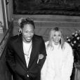 Ciara et son fiancé, le rappeur Future, lors d'une soirée donnée à l'occasion de la Milan Fashion Week, le 12 janvier 2014.