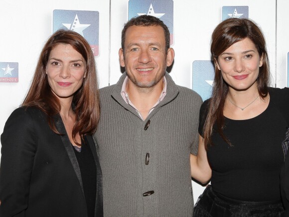 Judith El Zein, Dany Boon, Alice Pol lors de la première du film Supercondriaque à Lomme dans la banlieue de Lille le 14 janvier 2014.