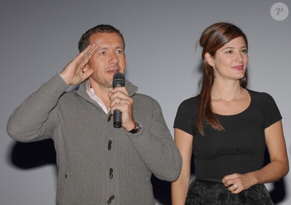 Dany Boon et Alice Pol lors de la première du film Supercondriaque à Lomme dans la banlieue de Lille le 14 janvier 2014.