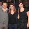 Dany Boon, Judith El Zein et Alice Pol lors de la première du film Supercondriaque à Lomme dans la banlieue de Lille le 14 janvier 2014.