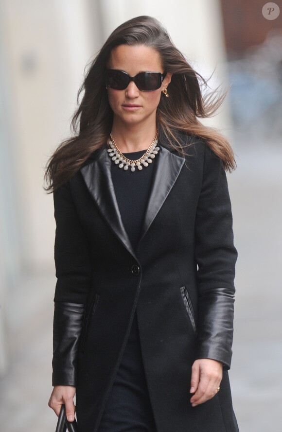 Exclusif - Pippa Middleton à Londres le 15 janvier 2013.