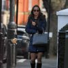 Exclusif - Pippa Middleton à Londres le 13 février 2014, dans le quartier de Chelsea où elle a son appartement.