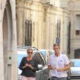 Iñaki Urdandarin et Cristina d'Espagne, un couple dans la tourmente du scandale Noos dans les rues de Genève le 5 septembre 2013