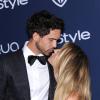 Kaley Cuoco et Ryan Sweeting lors de la soirée HBO post Golden Globe à Los Angeles, le 12 janvier 2014