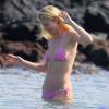 Exclusif - Gwyneth Paltrow en bikini à Hawaii, le 1er janvier 2014.