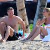 Exclusif - Gwyneth Paltrow et Chris Martin passent ses vacances de Noël en famille à Hawaii, le 1er janvier 2014.