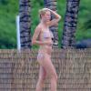 Exclusif - Gwyneth Paltrow en famille à Hawaii, le 1er janvier 2014.
