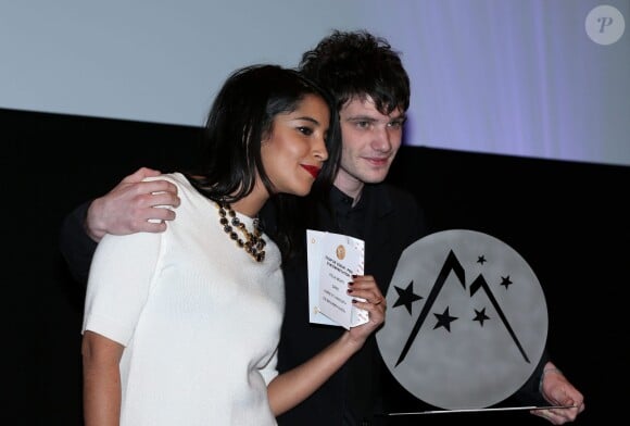 Leïla Bekhti et Félix Moati, Coup de Coeur et Prix d'Interprétation au 17e Festival International du Film de Comédie de l'Alpe d'Huez le 18 Janvier 2014.