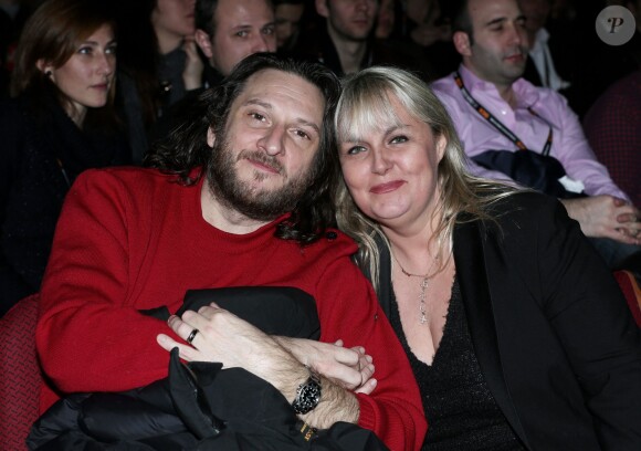 Valérie Damidot et son compagnon Régis au 17e Festival International du Film de Comédie de l'Alpe d'Huez le 18 Janvier 2014.