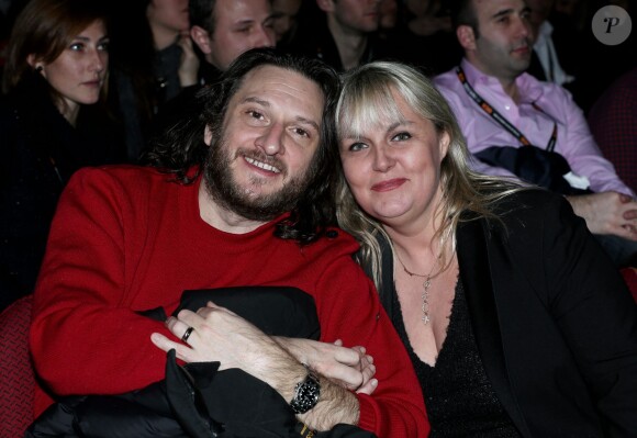Valérie Damidot et son mari Régis au 17e Festival International du Film de Comédie de l'Alpe d'Huez le 18 Janvier 2014.