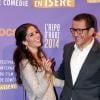 Dany Boon et sa femme Yael au 17e Festival International du Film de Comédie de l'Alpe d'Huez le 18 Janvier 2014.
