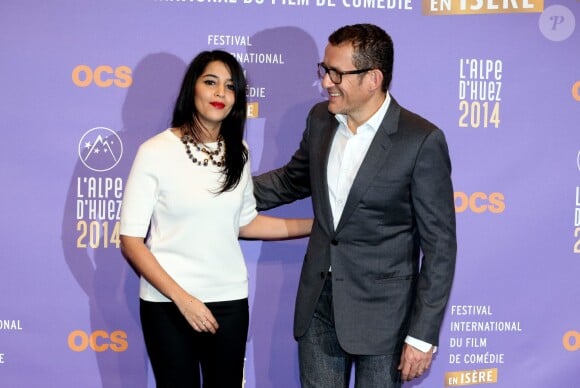 Leïla Bekhti, Dany Boon au 17e Festival International du Film de Comédie de l'Alpe d'Huez le 18 Janvier 2014.