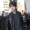 Alain-Fabien Delon (Fils de Alain Delon) lors des arrivées au défilé de mode Hommes Automne-Hiver 2014/2015 "Dior Homme" à Paris, le 18 janvier 2014.