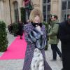 Anna Wintour au défilé Schiaparelli Haute couture printemps-été 2014 à Paris, le 20 janvier 2014.