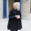 Carla Sozzani (galeriste italienne) au défilé Schiaparelli Haute couture printemps-été 2014 à Paris, le 20 janvier 2014.