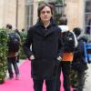 Emanuele Farneti (vice-directeur de l'hebdo italien "Panorama") au défilé Schiaparelli Haute couture printemps-été 2014 à Paris, le 20 janvier 2014.