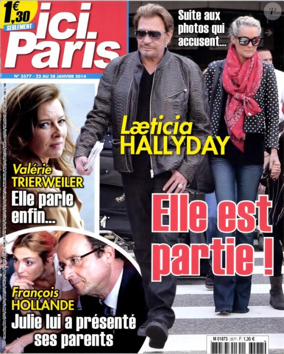 Le magazine Ici Paris du 22 janvier 2014