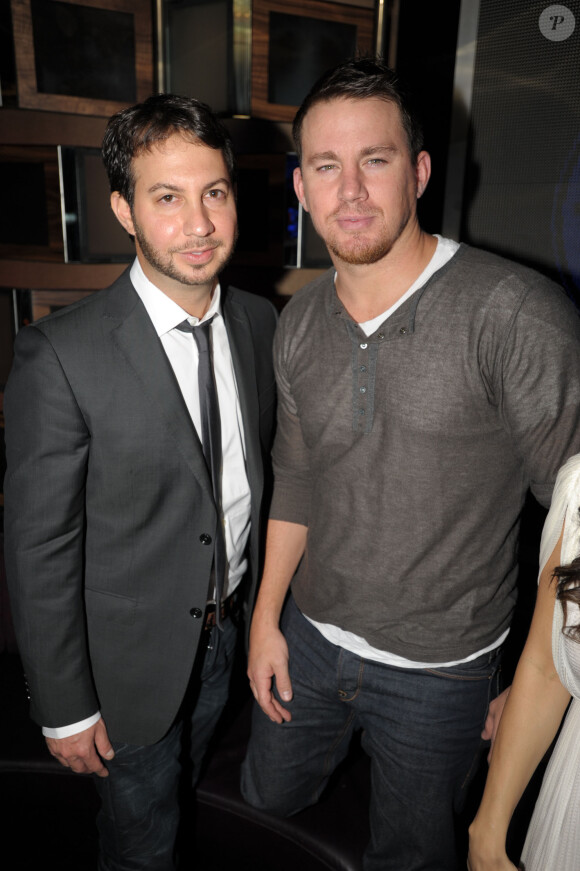 Jared Shapiro et Channing Tatum lors de la soirée organisée par le magazine Ocean Drive, le 21 janvier 2014.