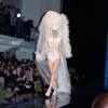 Dita Von Teese lors du défilé haute couture printemps-été 2014 de Jean Paul Gaultier. Paris, le 22 janvier 2014.
