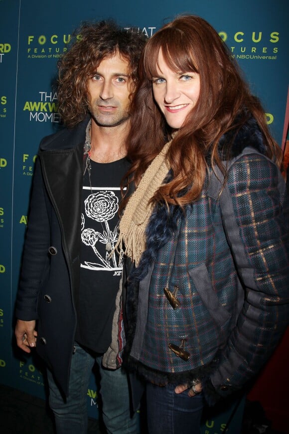 Todd DiCiurcio et Megan DiCiurcio à la première du film That Awkward Moment à New York le 22 janvier 2014.