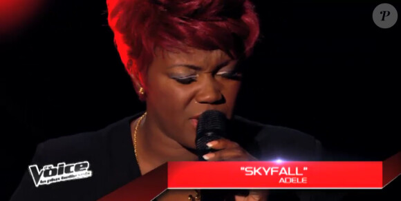 Stacey King dans The Voice 3 sur TF1 le samedi 25 janvier 2014