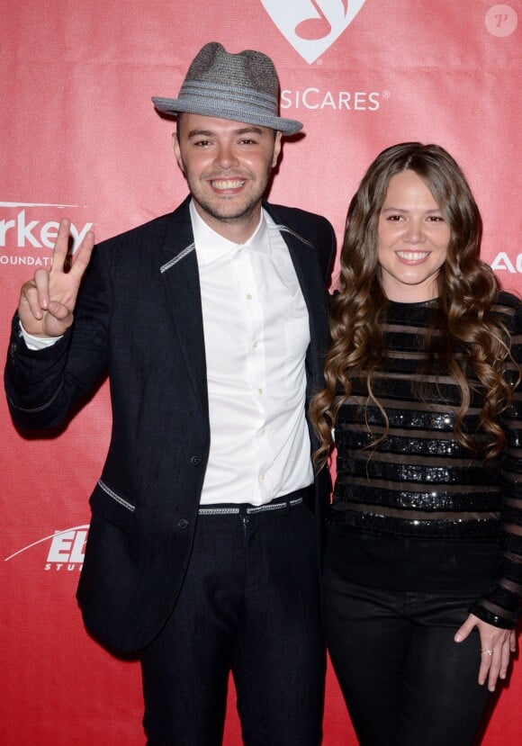 Jesse Huerta et Joy Huerta lors du gala MusiCares Person of the Year à Los Angeles, le 24 janvier 2014.