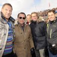 Arnold Schwarzenegger et sa nouvelle compagne Heather Milligan à Kitzbühel en Autriche, le 25 janvier 2014.
