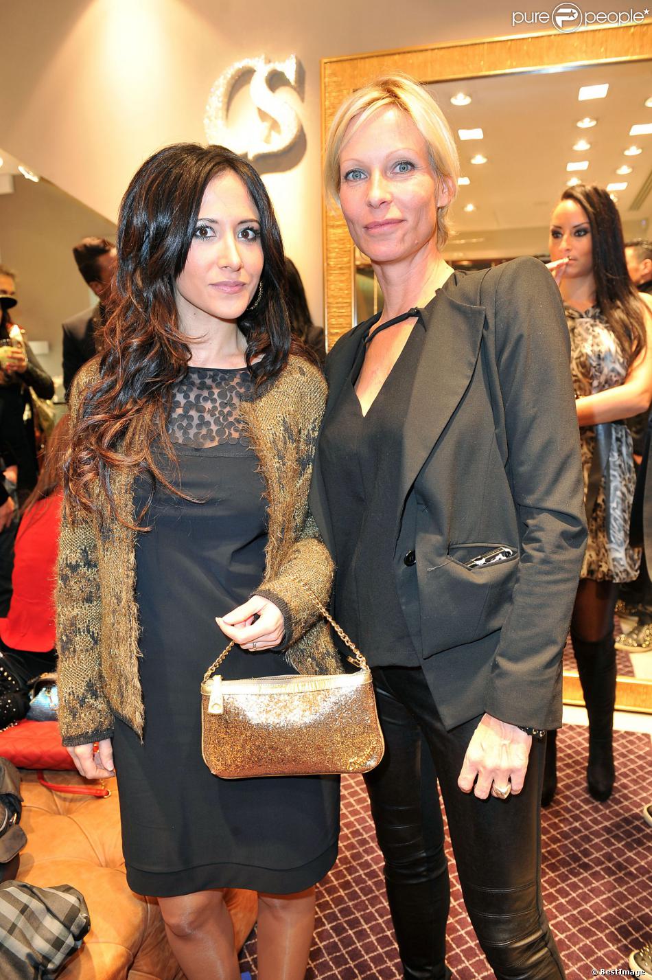 Exclusif - Fabienne Carat et Rebecca Hampton à l&#039;inauguration de la nouvelle boutique Carmen Steffens à Cannes. Le 13 décembre 2013.