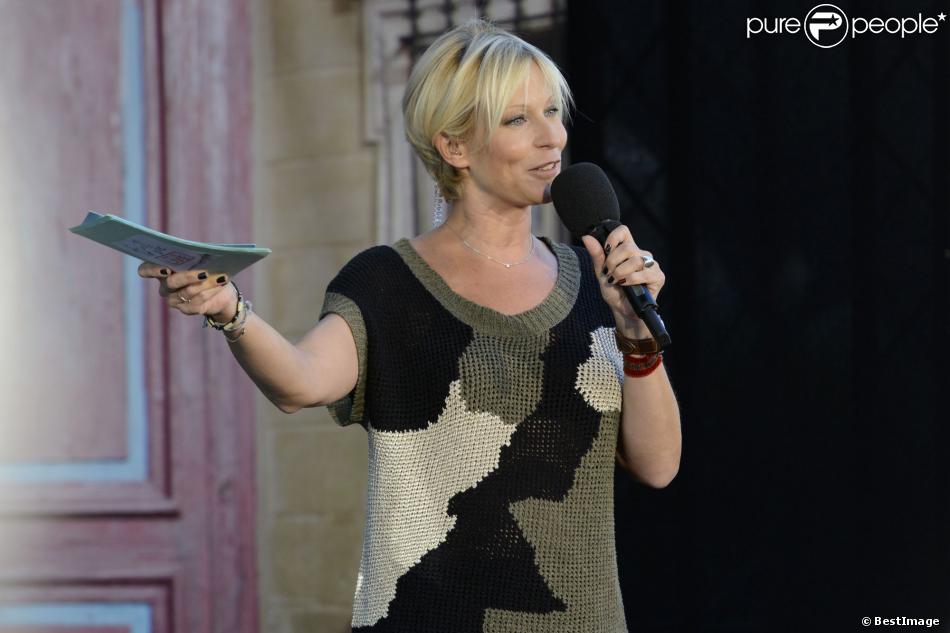 Rebecca Hampton sur un plateau lors de la Foire Internationale de Marseille, le 30 septembre 2013.