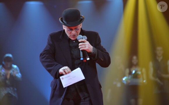 Tchéky Karyo - Remise des prix du 35e festival mondial du Cirque de Demain sous le chapiteau du Cirque Phénix à Paris le 26 janvier 2014.