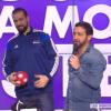 Cyril Hanouna et les joueurs de l'équipe de France de Handball dans l'émission "Touche pas à mon poste" du 28 janvier 2014.