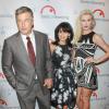 Alec Baldwin, Hilaria Baldwin et Ireland Baldwin lors du 5e Inspire! Gala, à New York, le 30 janvier 2014.