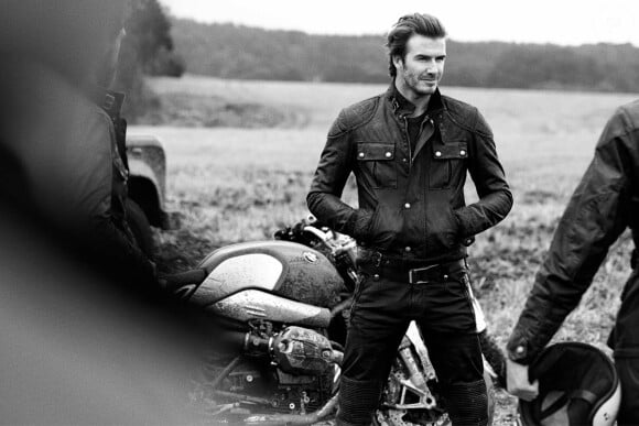 David Beckham, star de la campagne publicitaire Belstaff printemps-été 2014. Photo par Peter Lindbergh.