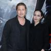 Brad Pitt et Angelina Jolie lors de l'avant-première du film "World War Z" à l'UGC Normandie à Paris le 3 juin 2013