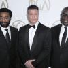 Steve McQueen, Brad Pitt, Chiwetel Ejiofor lors des Producers Guild Awards à Los Angeles le 19 janvier 2014