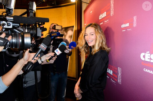 Cécile de France - Conference de presse pour annoncer les nominations aux Cesar 2014 au Fouquet's a Paris. Le 31 Janvier 2014. 31/01/2014 - Paris