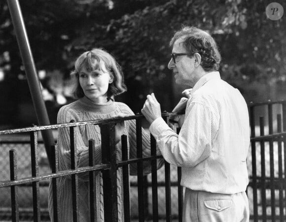 Mia Farrow et Woody Allen à New York le 17 mars 2005