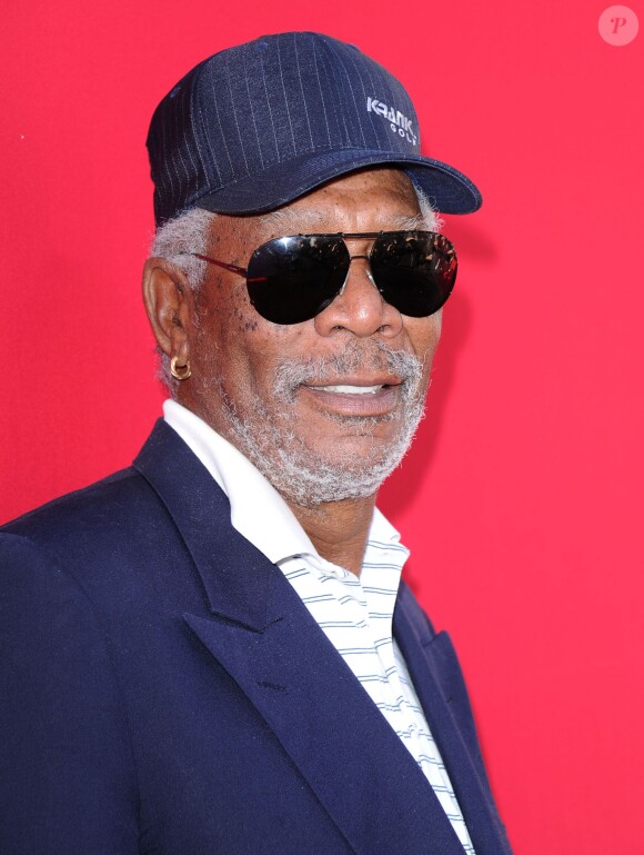 Morgan Freeman lors de l'avant-première de Lego Movie à Los Angeles, le 1er février 2014.